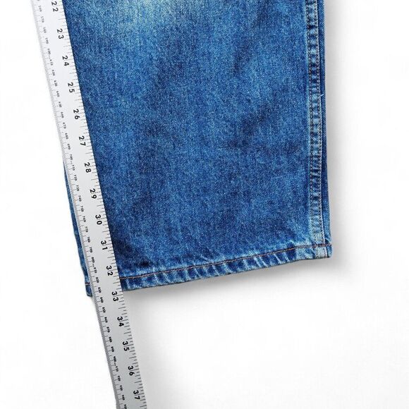 Source Jeans Vintage 90s Y2K Distressed Relaxed Skate Jeans Men's 42 x 34 - Picture 7 of 14